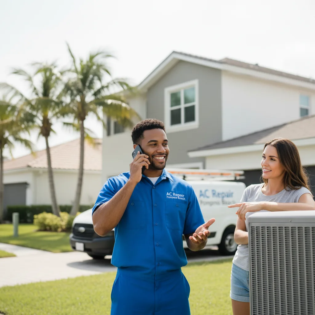 AC Repair Pompano Beach customer support in Saxe